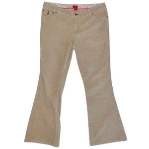 Mossimo Tan Corduroy Flare Pants